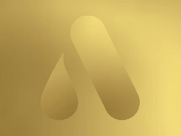 Goldenes Icon-A vor goldenem Hintergrund